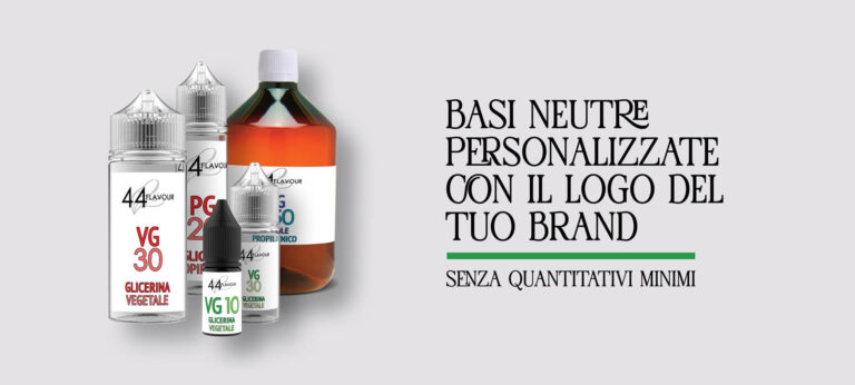 Basi Personalizzabili liquidi per sigarette elettroniche